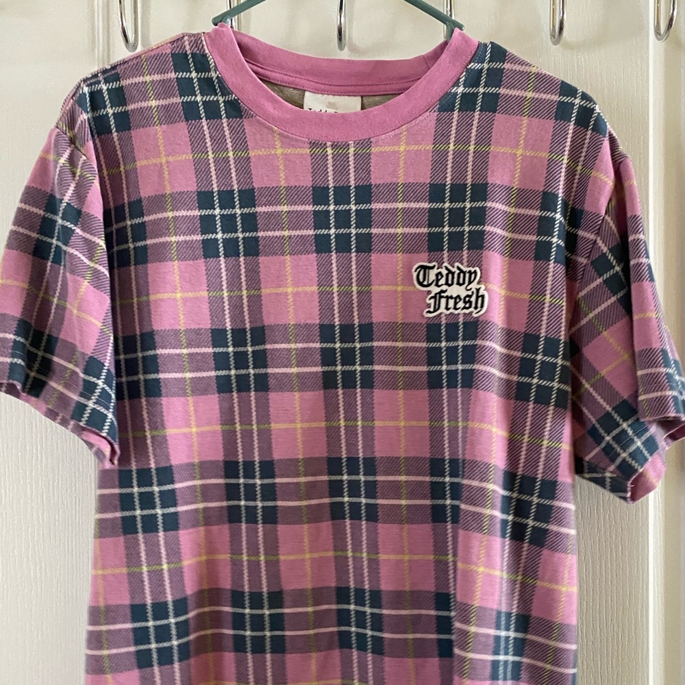 Teddy Fresh Plaid T shirt